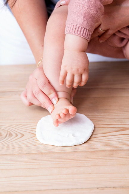 Tiny Love Babyprint Ram Handavtryck Enkel, Wooden