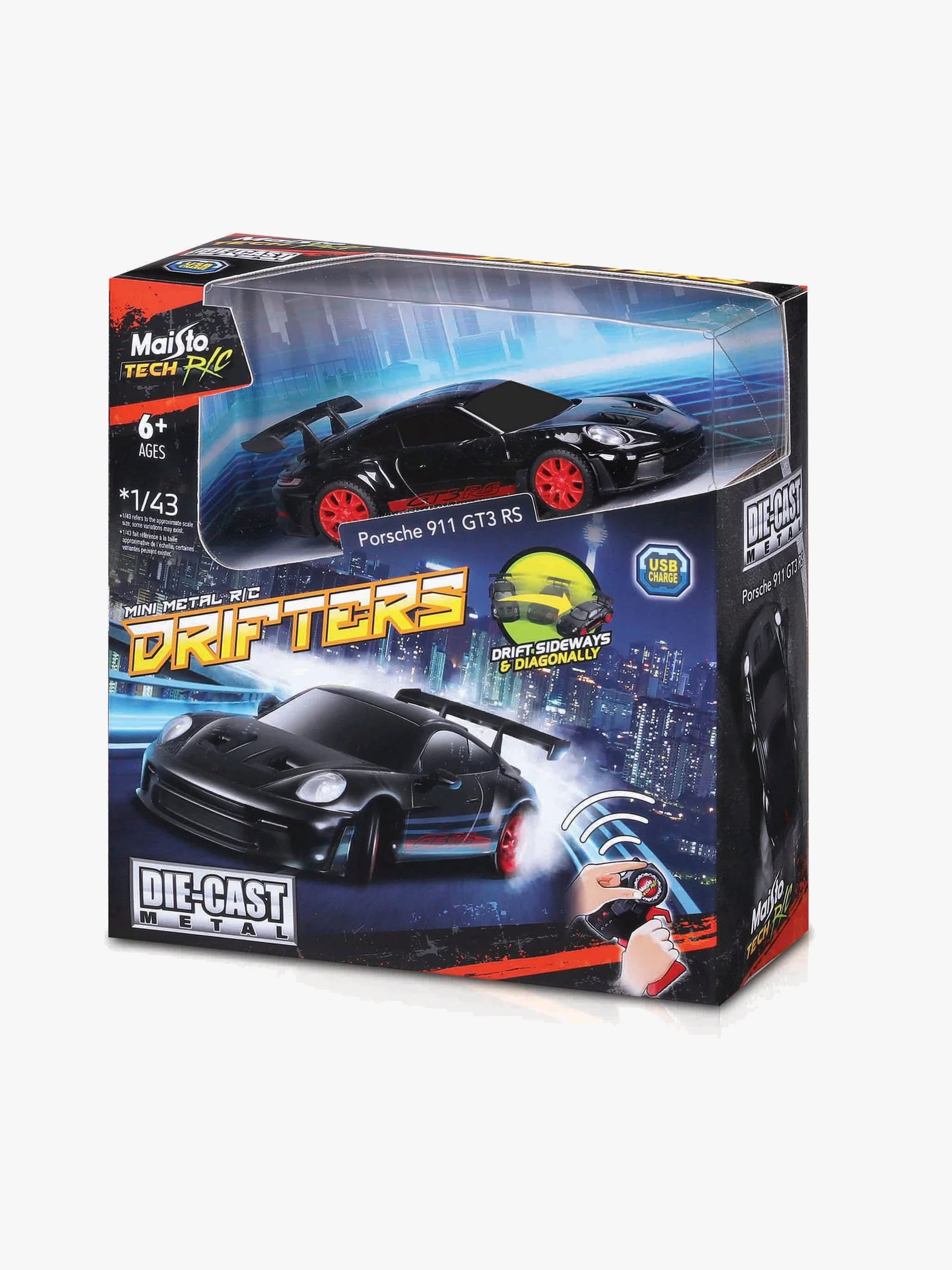 Maisto Tech Radiostyrd Bil Mini Metal Die-Cast Bluetooth Drifter Porsche 911 GT3 RS 1:24
