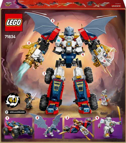 LEGO Ninjago 71834 Zanes ultrakomborobot