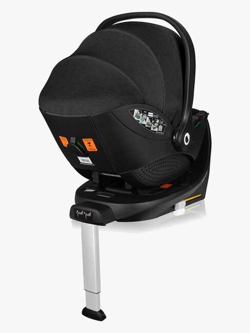 Lionelo Moxie i-Size Babyskydd inkl. Bas, Black Carbon