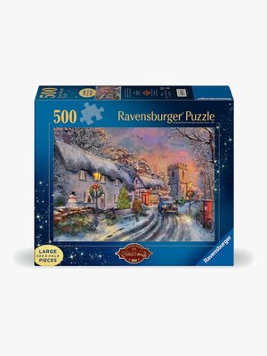 Ravensburger Puslespill Coming Home For Christmas 500 Brikker