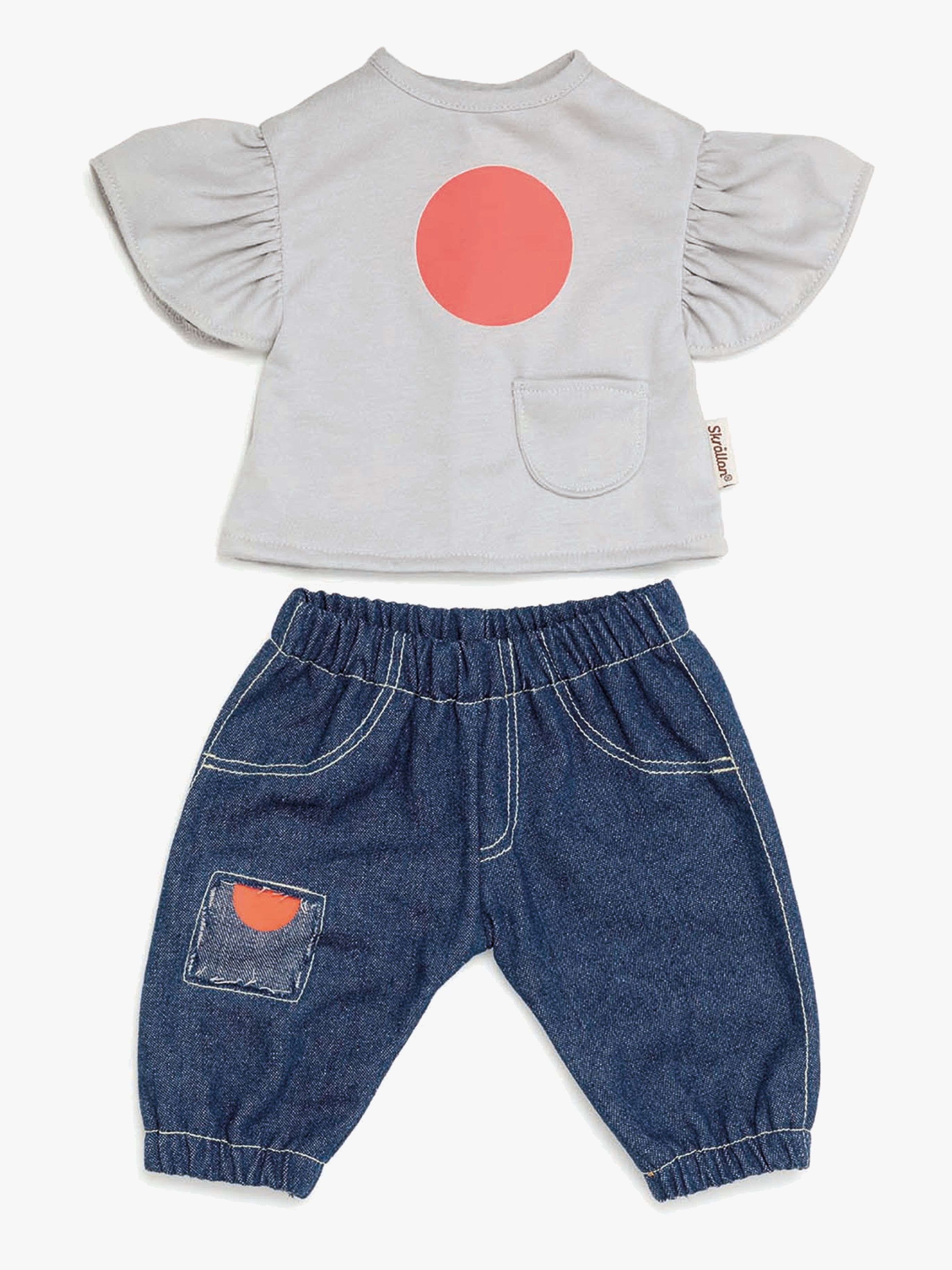 Skrållan Dockkläder Jeans Och Topp