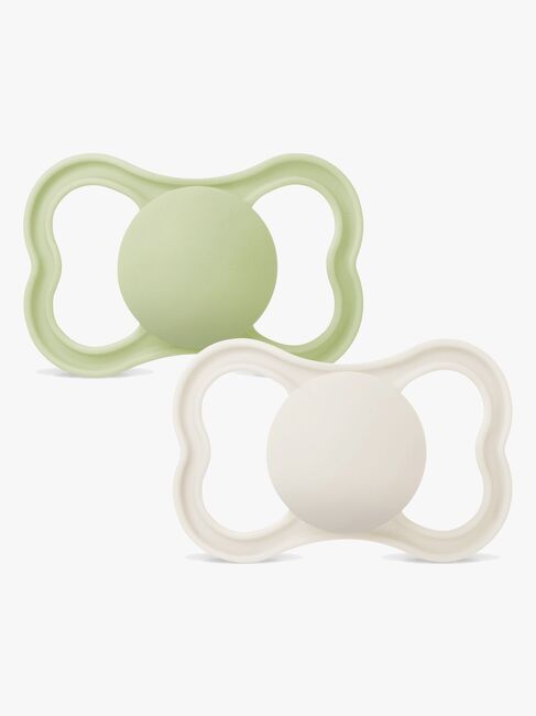 MAM Air Silikon Nappar 2-Pack 6-16m, Grön