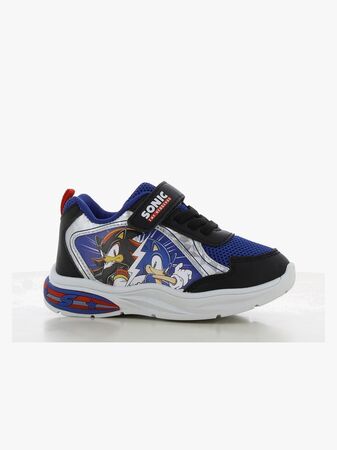 Sonic  Blinkande Sneakers, Black/Cobalt Blue
