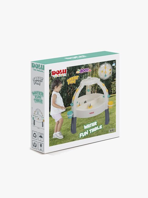 Dolu Fun Fountain Sand & Water Lekbord, Vit