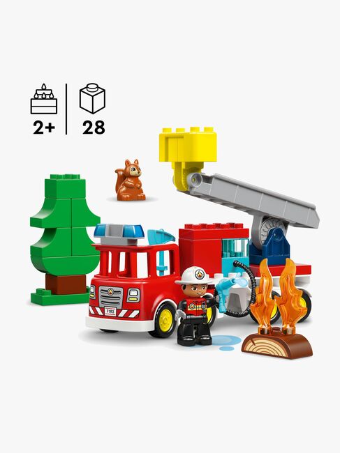LEGO DUPLO Town 10473 Brandbil med slang och brandman