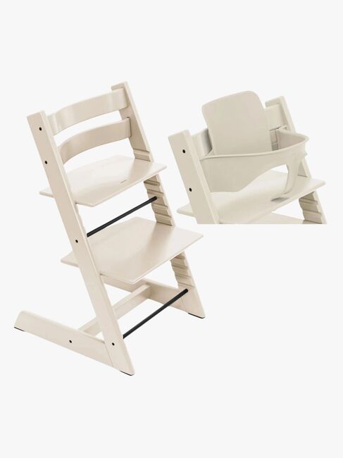 Stokke Tripp Trapp Matstol inkl. Babyset, Vanilla White