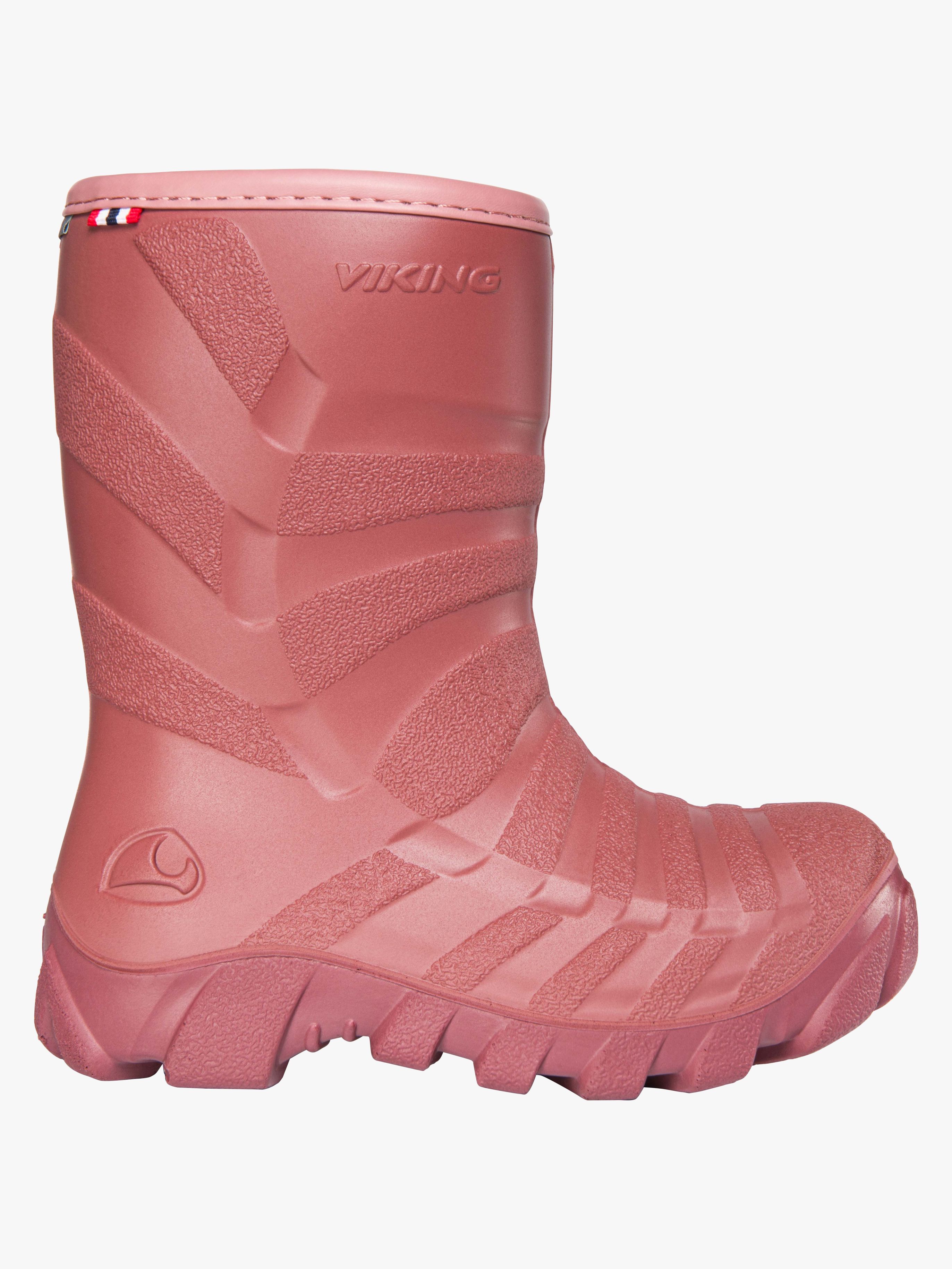 Viking Ultra Fodrade Gummistövlar, Rosa/Ljusrosa, 32 - Bäst i test