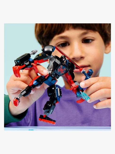 LEGO Super Heroes 76337 Miles Morales robot mot Spider-Man 2099