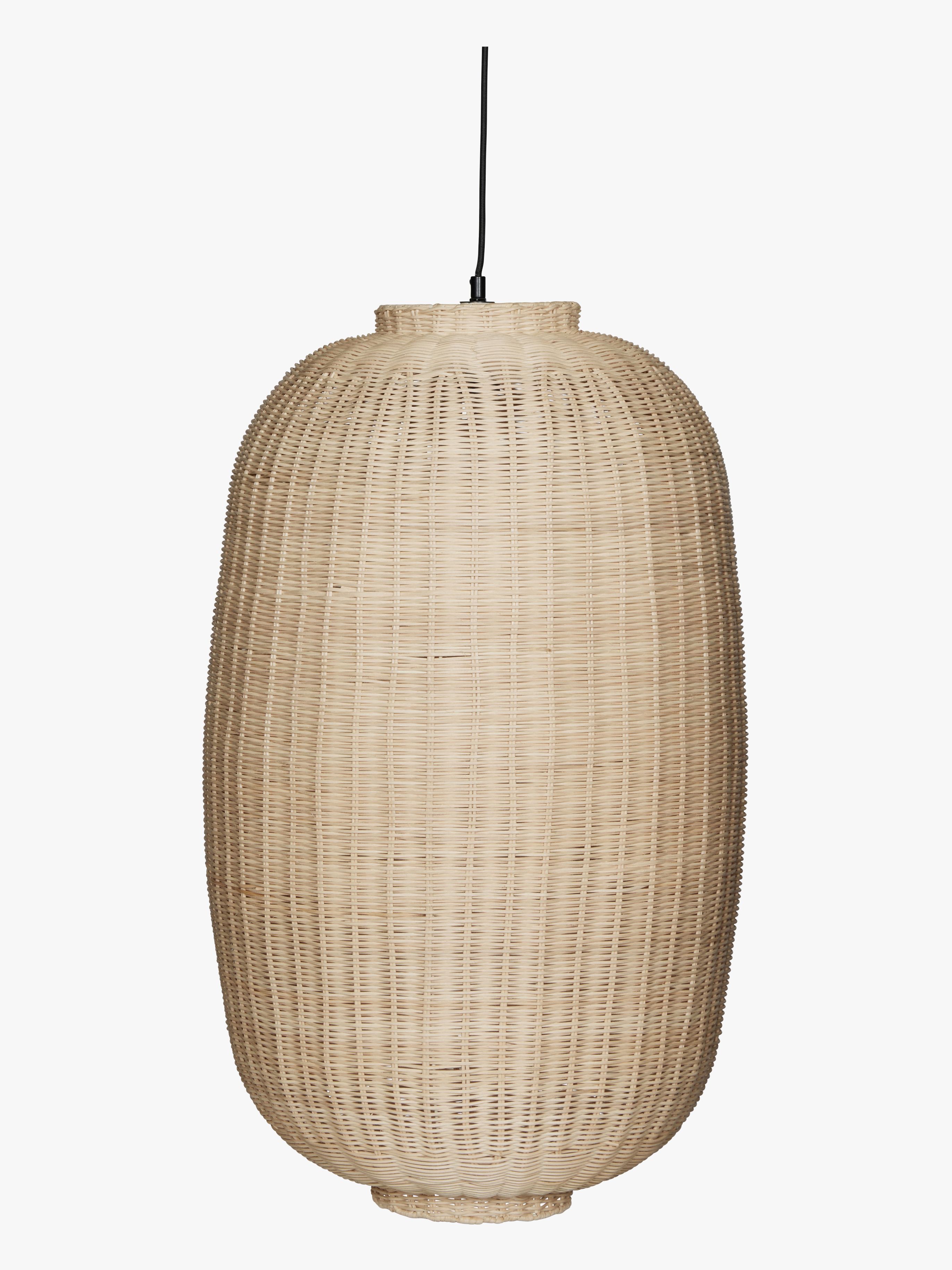 Hübsch Taklampa Chand pendant Oval, Natural, Barnrum