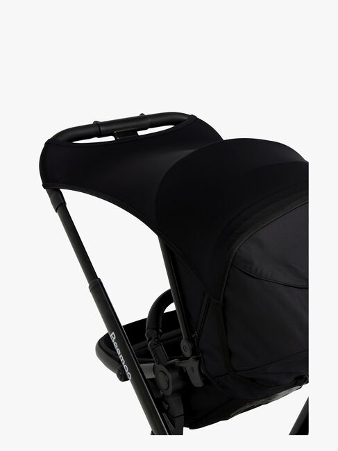 Beemoo  Elastiskt UV Solskydd Till Barnvagn & Babyskydd, Black