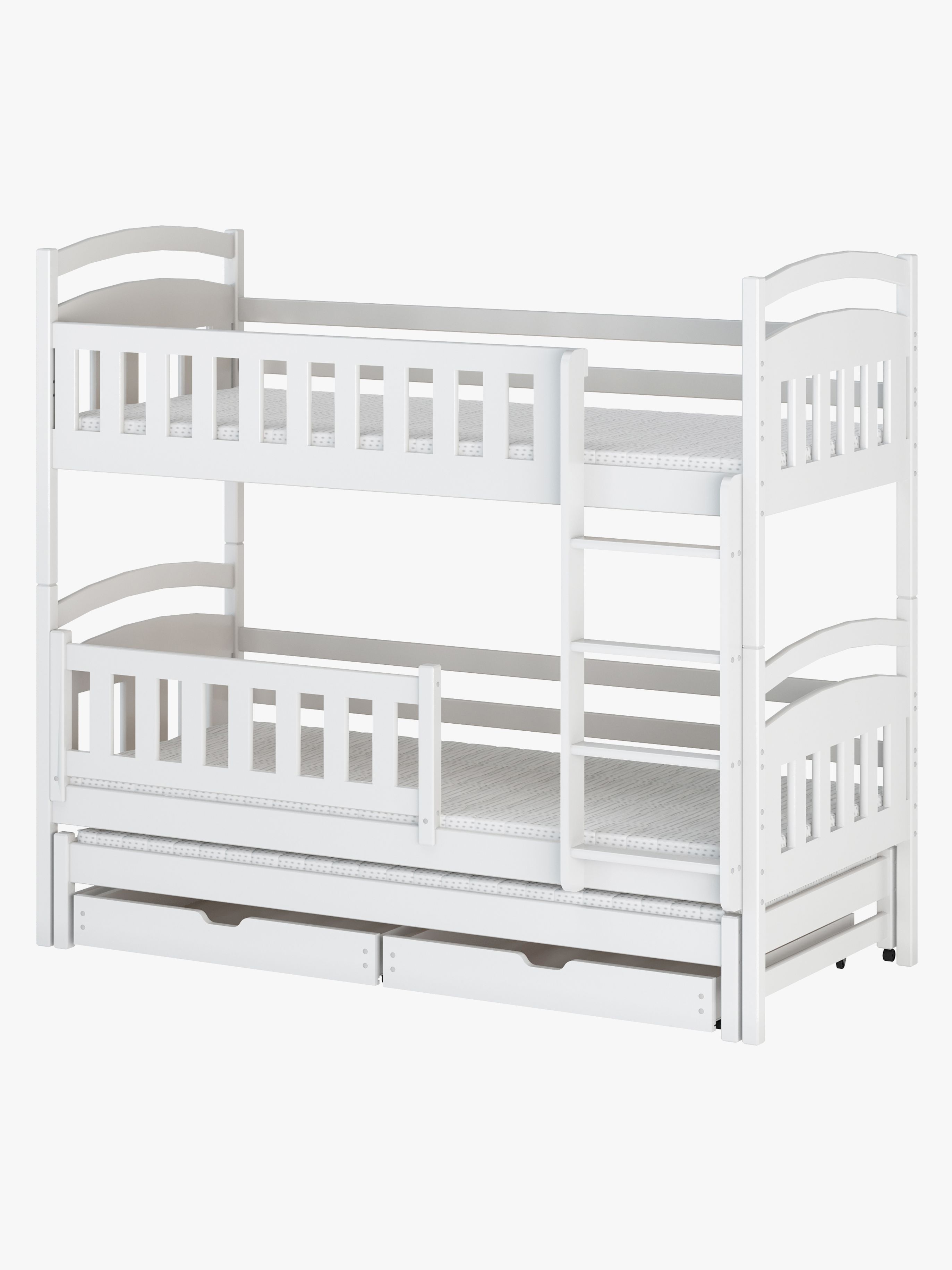 Lano Meble BLANKA Trippel Våningssäng 90×200 Vit