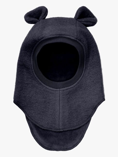 Huttelihut Balaklava Merinoull med Öron, Dark Navy