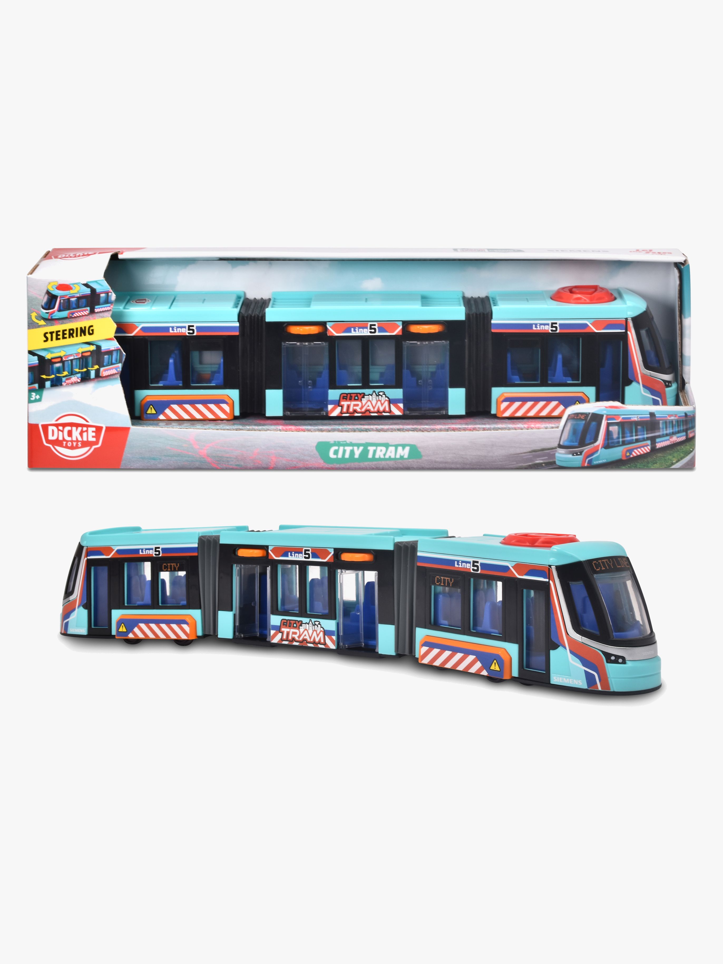 Dickie Toys Siemens Spårvagn