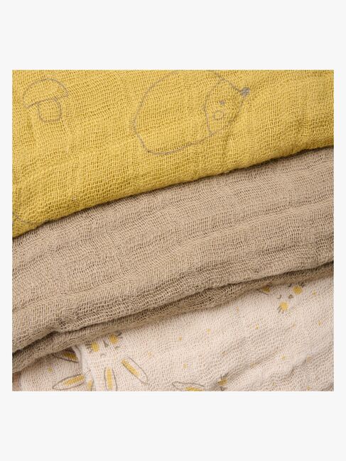 Pippi Muslinfiltar 6-Pack, Rattan