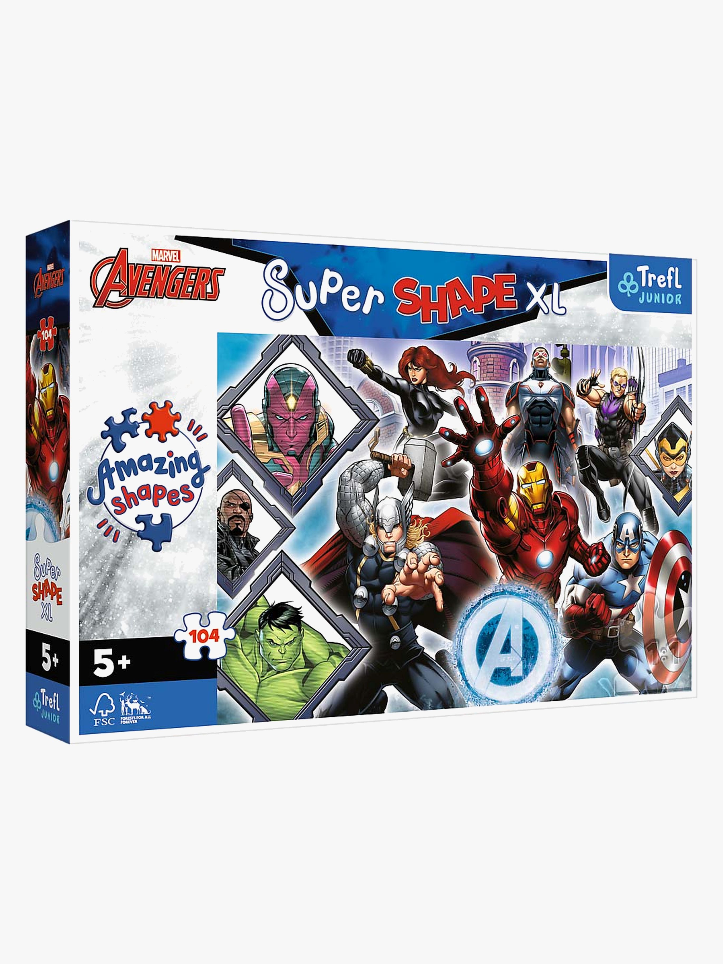 Köp Trefl Junior Marvel Avengers XL Pussel 104 Bitar