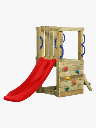 Swing King Irma Small Klättertorn med Röd Rutschkana 120 cm