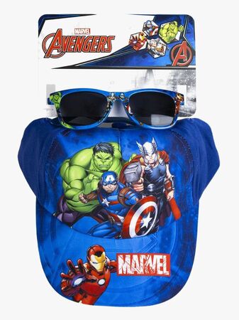 Marvel Avengers Keps & Solglasögon, Blå