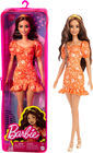 Barbie Fashionista Docka Blommig, Vit/orange