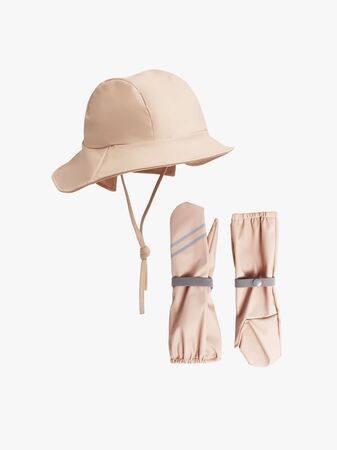 Nordbjørn Båtlandet Regnhatt och Regnvantar, Rosa