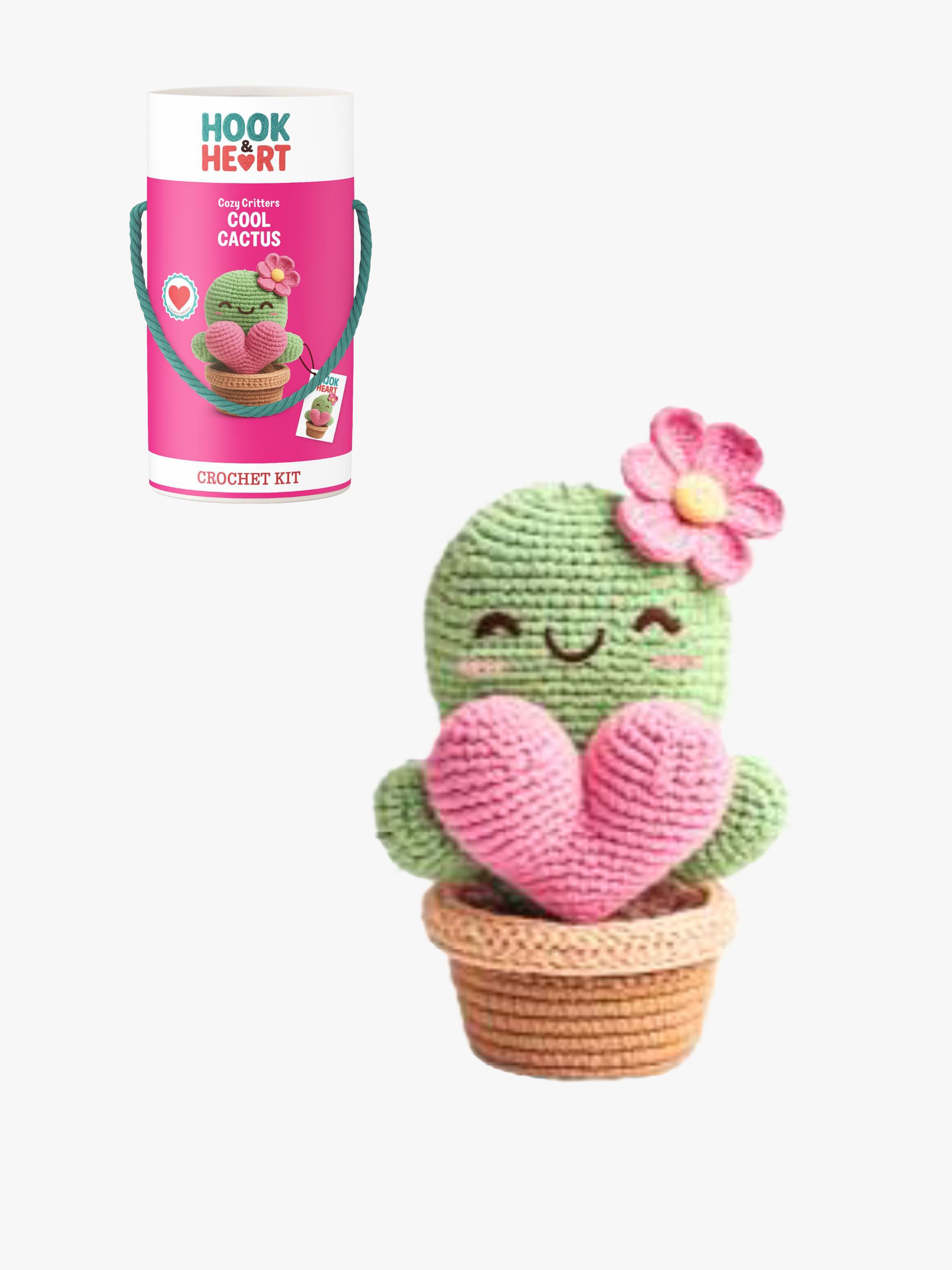 Hook &  Heart Virkningsset Kaktus