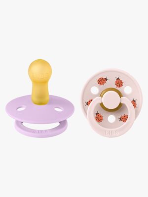 BIBS Studio Colour Bumblebee Napp 2-Pack Latex Stl 2, Violet Sky