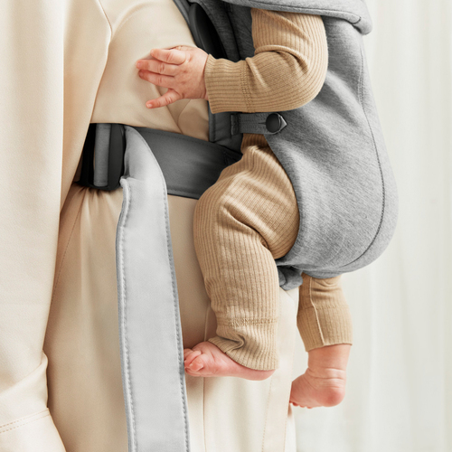 BabyBjörn Mini Bärsele 3D Jersey, Ljusgrå