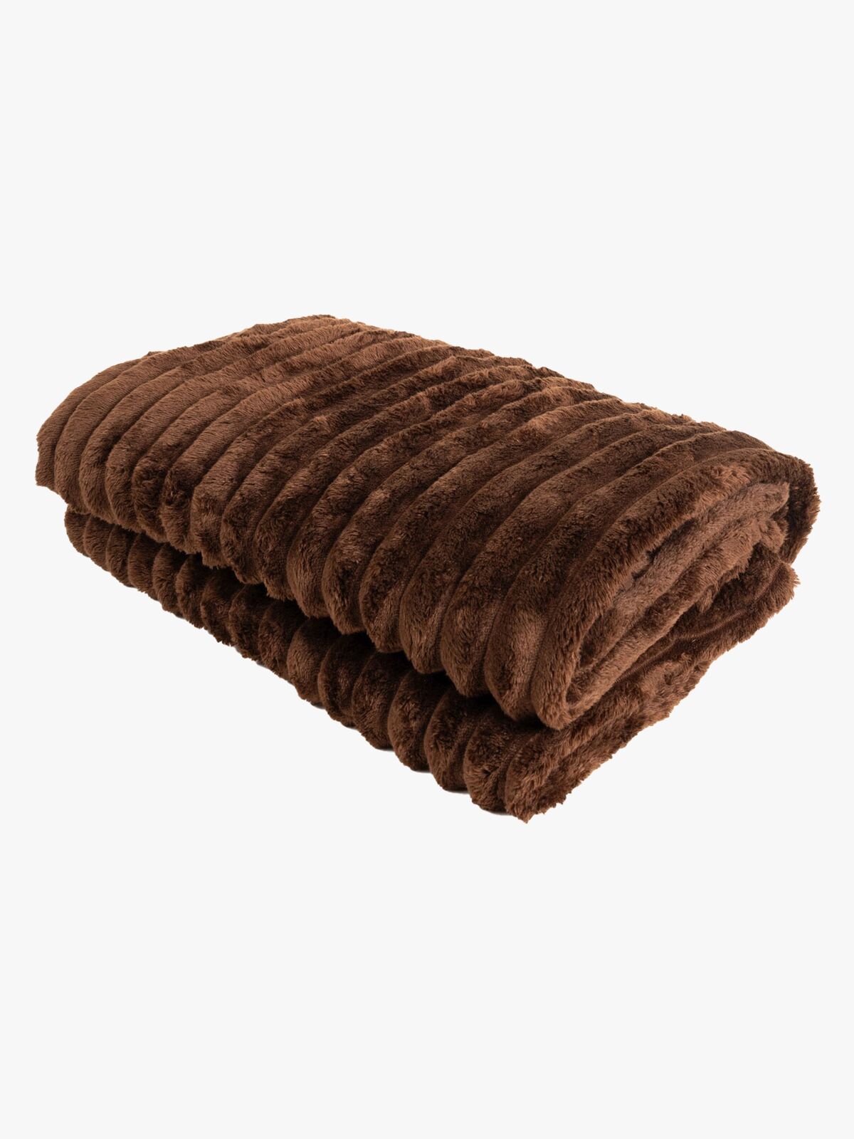 KMCarpets Stripe Pläd 130x170, Brun