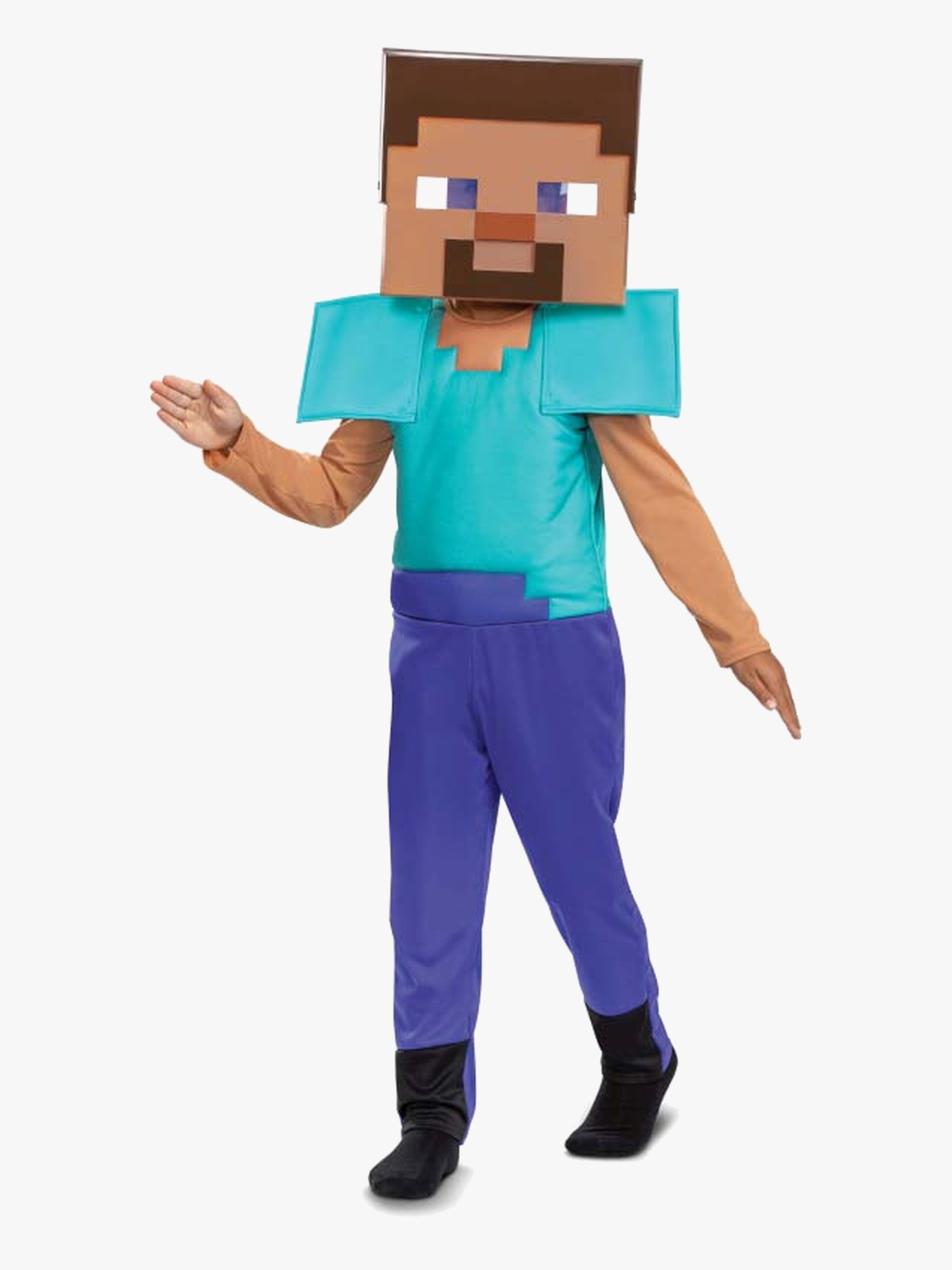Minecraft Steve Utklädnad, 4-6 år