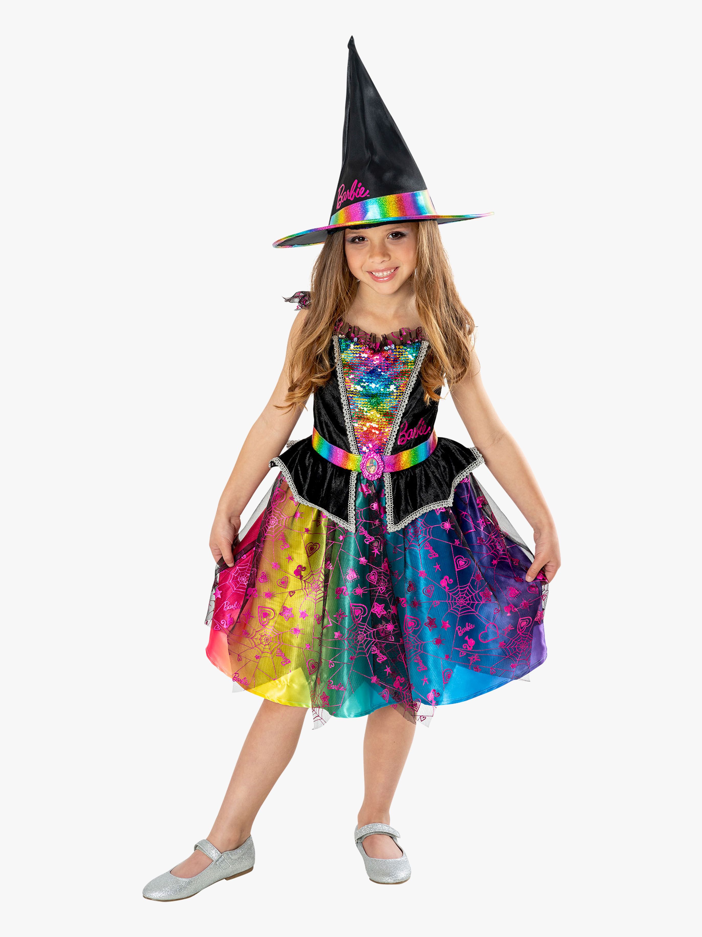 Barbie Pretty Witch Utklädnad med Hatt, 3-4 år