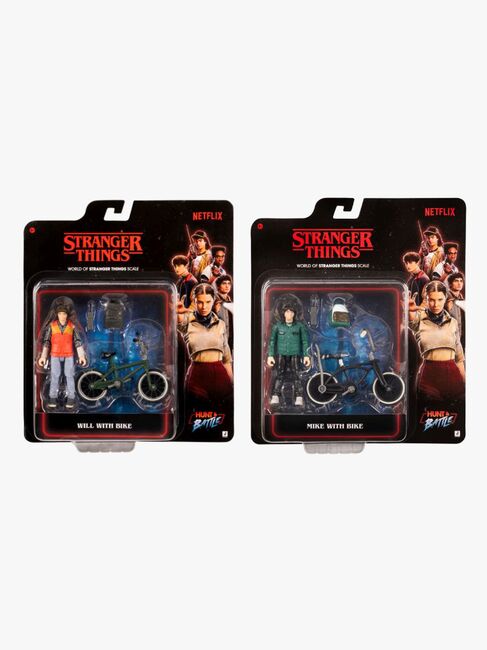 Stranger Things Samlarfigurer & Cykel, Blandad