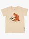 Geggamoja T-shirt Mamma Mu, Beige