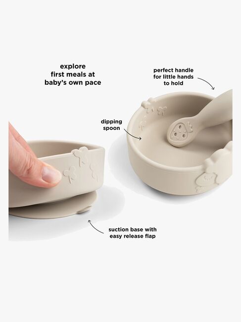 Done By Deer Sheepy Silikon Matset Stick & Stay, Sand