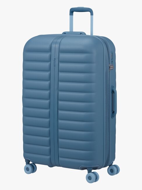 American Tourister Neovibe Spinner Resväska 96-106L, Steel Blue