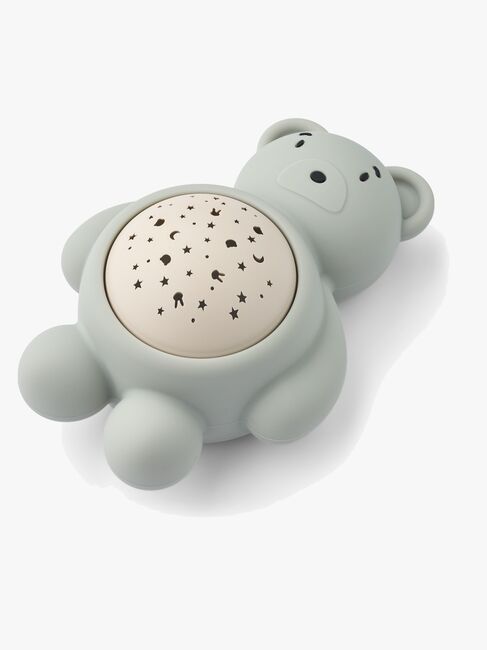 LIEWOOD Manuel Projektor Lampa med Ljud Björn, Dove Blue