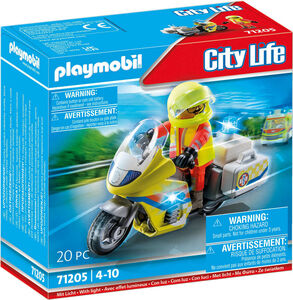 Playmobil 71205 City Life Motorcykel med Blinkande Ljus
