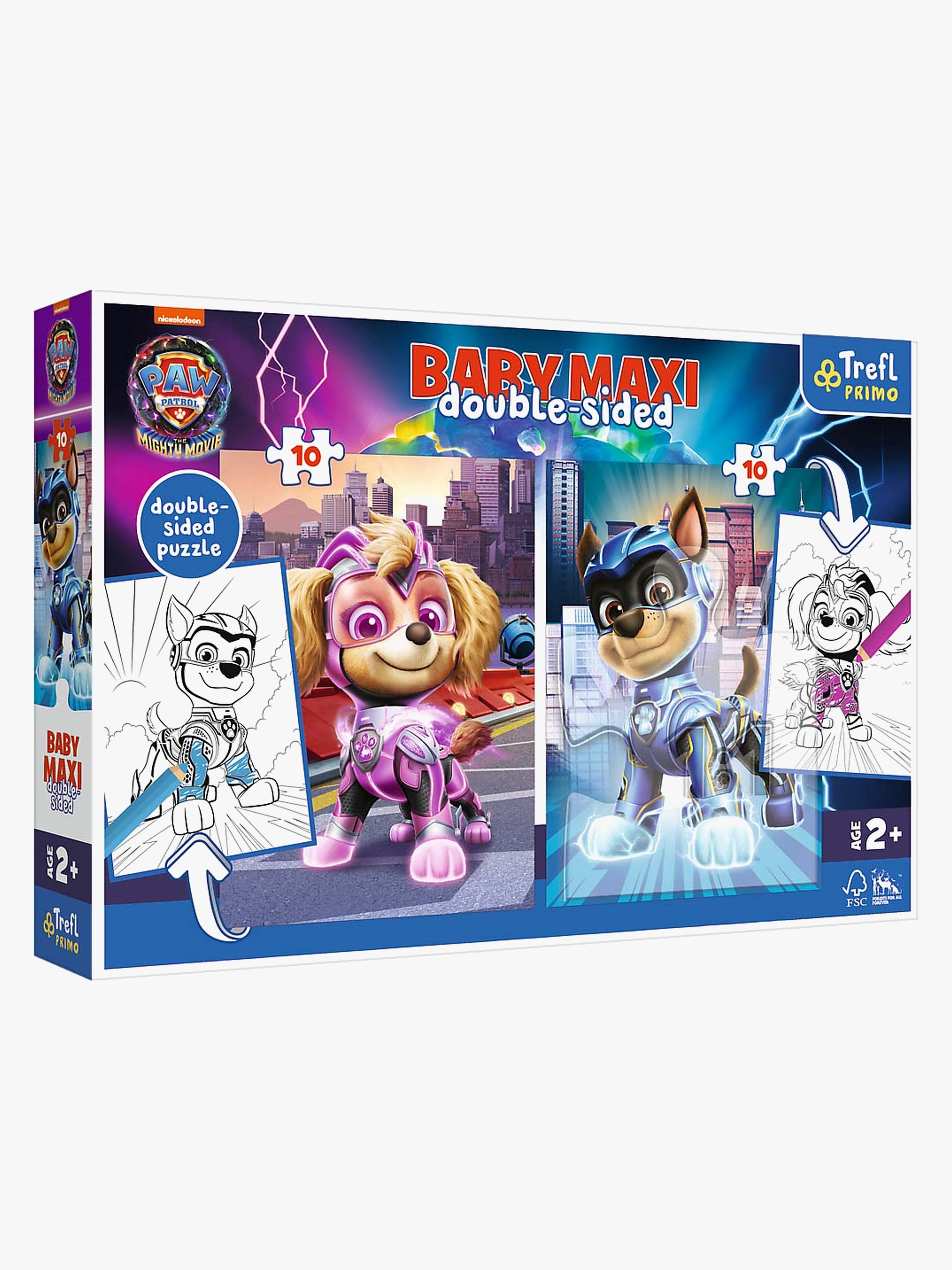 Trefl Primo Paw Patrol The Mighty Movie Baby Maxi Pussel 2×10 Bitar
