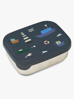 LIEWOOD Arthur  Mönstrad Matlåda, Sailing/Classic navy