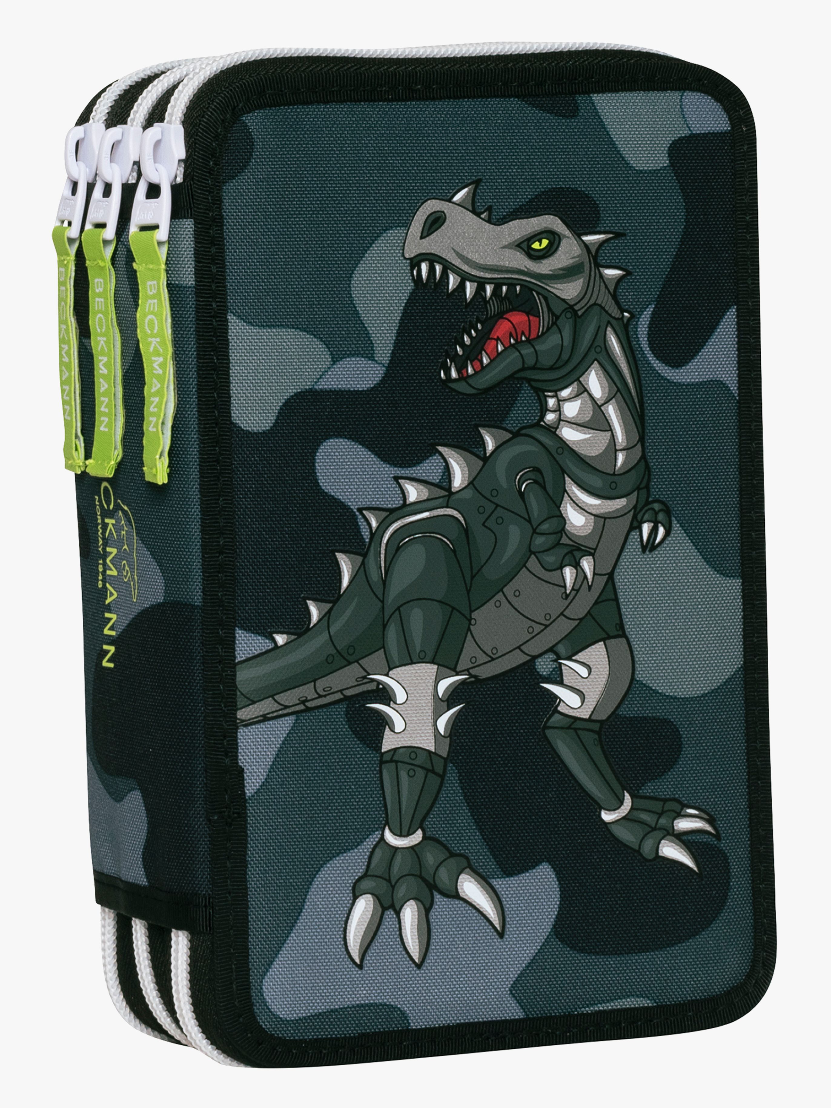 Beckmann Fylld Trippelpennfodral, Camo Rex