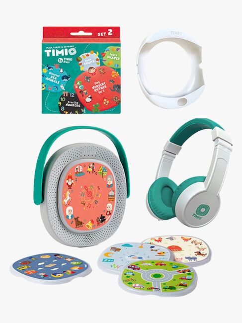 Timio Tillbehör och Skivpaket Siffror, Djur, Former & Frukter