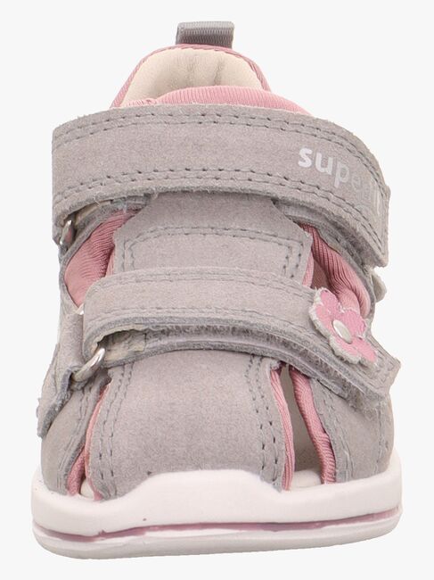 Superfit Boomerang Sandaler, Ljusgrå/Rosa