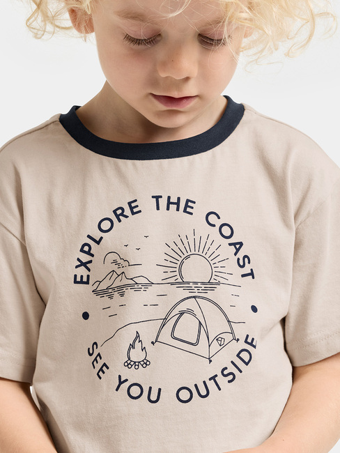 Didriksons Mynta T-shirt, Sand Beige