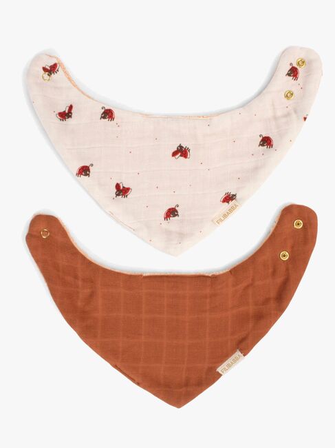 FILIBABBA Bandana Dregglisar 2-Pack, Lucky/Amber Brown