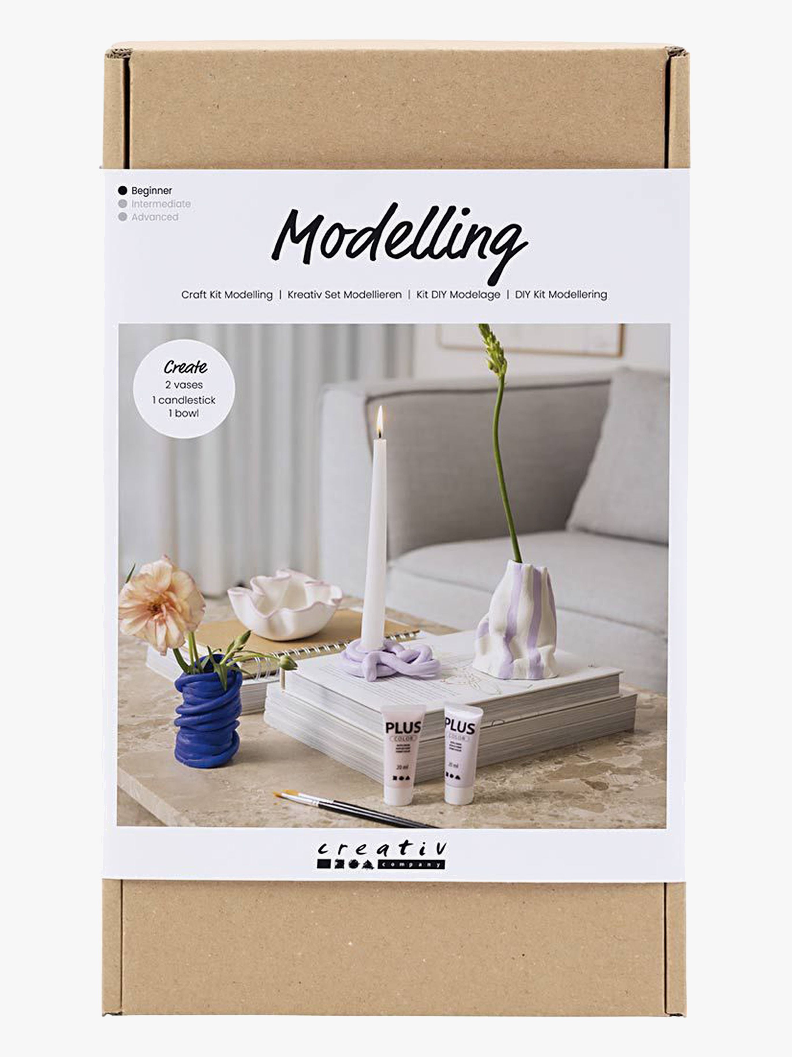 Creativ Company Pysselset Modellera Krukor &  Vaser