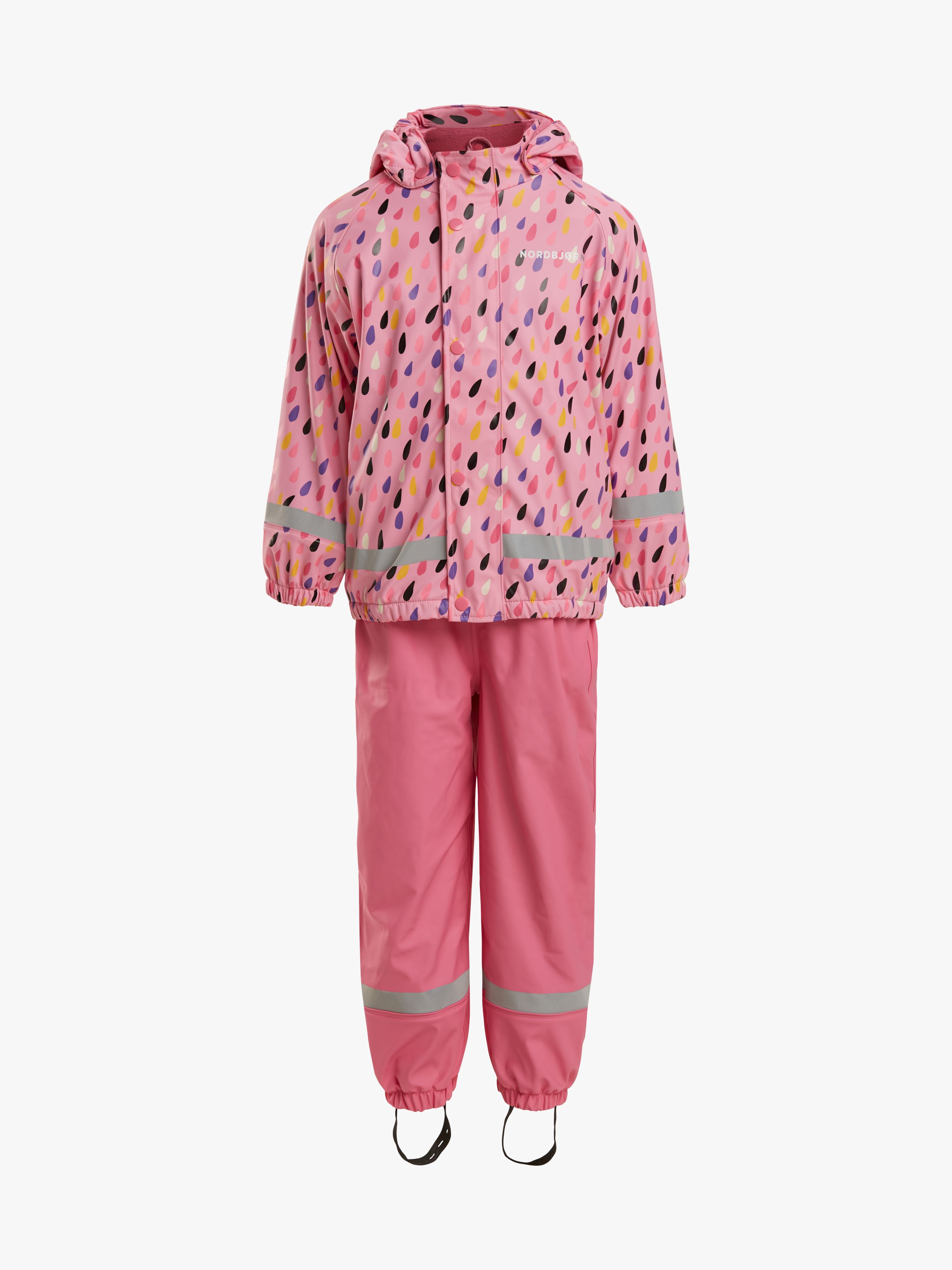Nordbjørn Skagen Fodrat Regnställ, Raindrops Rosebloom, 86-92 - Bäst i test