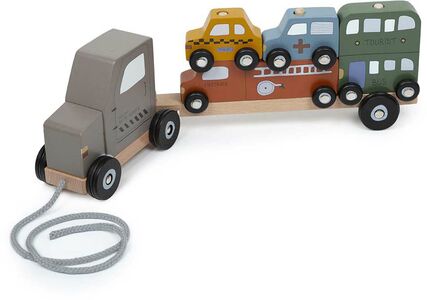 Smallstuff Pull-along Toy Car Transport