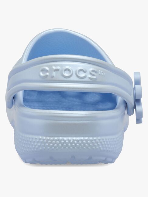 Crocs Classic Pearl Shine Tofflor, Blue Frost