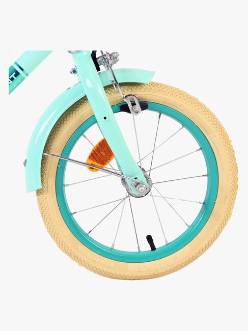 Volare Excellent Cykel med Korg 14 Tum, Grön