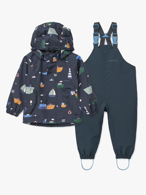 LIEWOOD Manu Regnställ, Sailing/Classic Navy