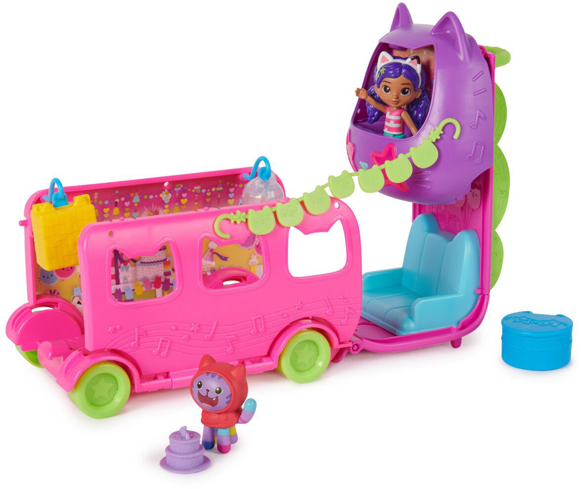 Gabby’s Dollhouse Purrfect Partybuss